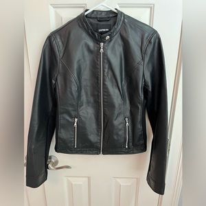 Faux leather jacket